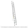 ESCALERA DE EXTENSION DE 16 PELDAÑOS DE 3.8 METROS EXENDIDA 300 LIBRA 16026